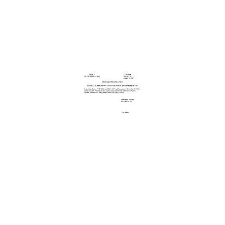 FED TT-E-506K Notice 1 - Cancellation