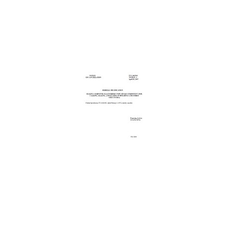 FED TT-S-00230C Notice 1 - Cancellation