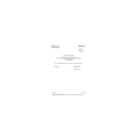 FED CC-G-2745 Notice 1 - Cancellation