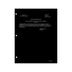 FED AA-F-359J Notice 1 - Cancellation