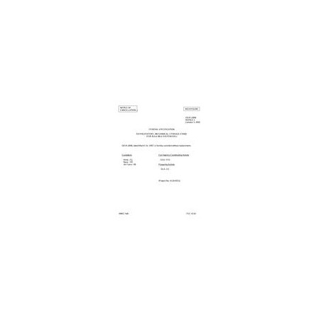 FED OO-R-2898 Notice 1 - Cancellation