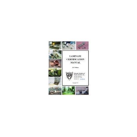 FRPI Laminate Certification Manual, 2017 Edition