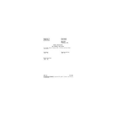 FED CCC-W-408D Notice 1 - Cancellation