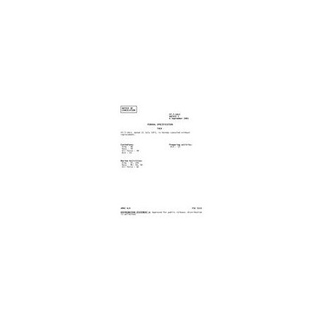 FED FF-T-1813 Notice 1 - Cancellation