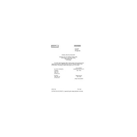 FED FF-B-187/7 Notice 1 - Cancellation