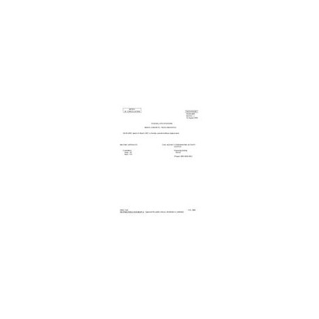 FED OO-M-2897 Notice 1 - Cancellation
