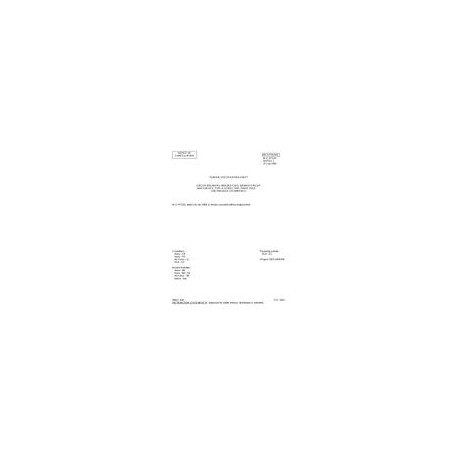 FED W-C-375/24 Notice 1 - Cancellation