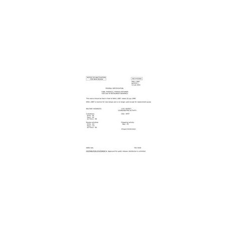FED WW-L-2887 Notice 1 - Inactivation