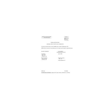 FED MMM-A-1931 Notice 1 - Inactivation