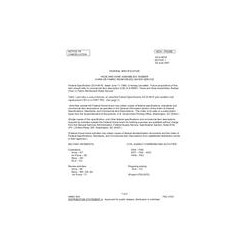 FED ZZ-H-601E Notice 1 - Cancellation