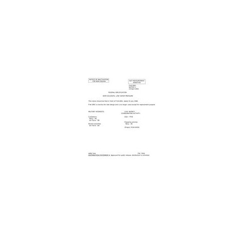 FED P-W-2891 Notice 1 - Inactivation