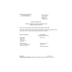 FED WW-T-700F Notice 1 - Inactivation