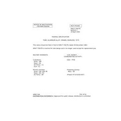 FED WW-T-700/7B Notice 1 - Inactivation