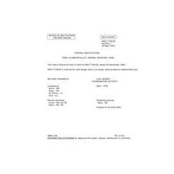 FED WW-T-700/5E Notice 1 - Inactivation