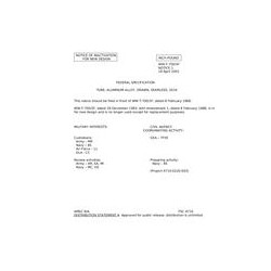 FED WW-T-700/3F Notice 1 - Inactivation