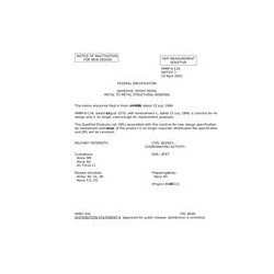 FED MMM-A-134 Notice 1 - Inactivation