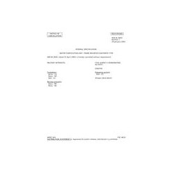 FED WW-W-2845 Notice 1 - Cancellation