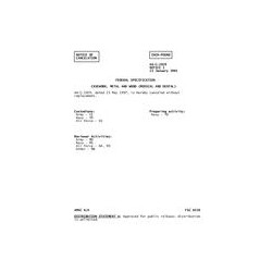 FED AA-C-2929 Notice 1 - Cancellation