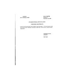 FED GGG-T-00870B Notice 1 - Cancellation