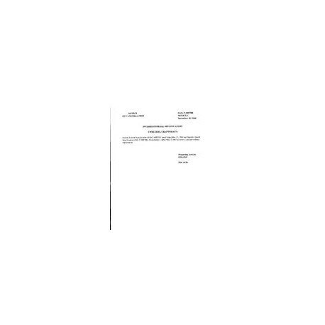 FED GGG-T-00870B Notice 1 - Cancellation