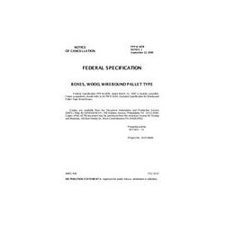 FED PPP-B-587B Notice 1 - Cancellation