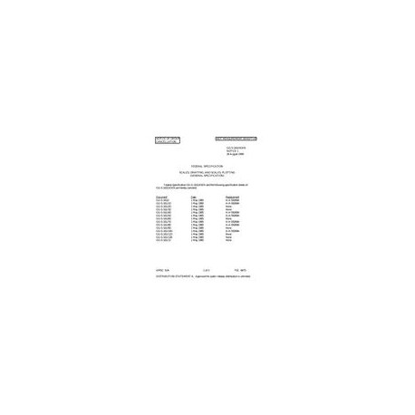 FED GG-S-161/9D Notice 1 - Cancellation