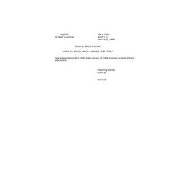 FED NN-H-106D Notice 1 - Cancellation