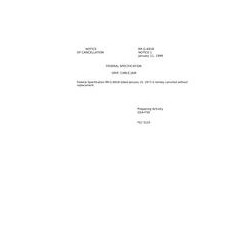 FED RR-G-691B Notice 1 - Cancellation