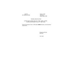 FED GGG-C-744B Notice 1 - Cancellation
