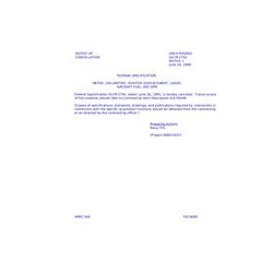 FED GG-M-2742 Notice 1 - Cancellation