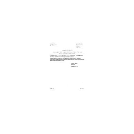 FED W-J-800F Notice 1 - Cancellation