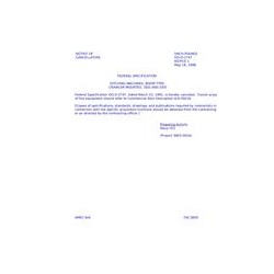 FED OO-D-2747 Notice 1 - Cancellation