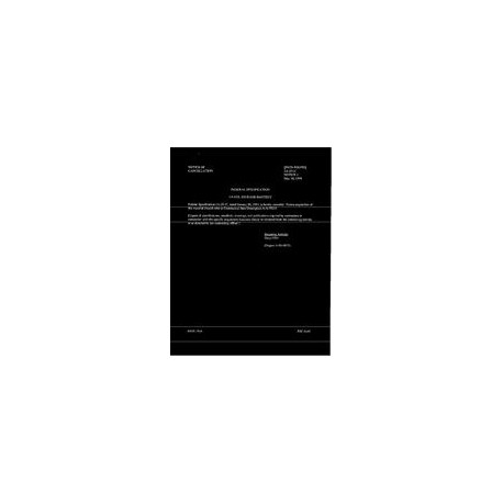 FED J-L-231C Notice 1 - Cancellation