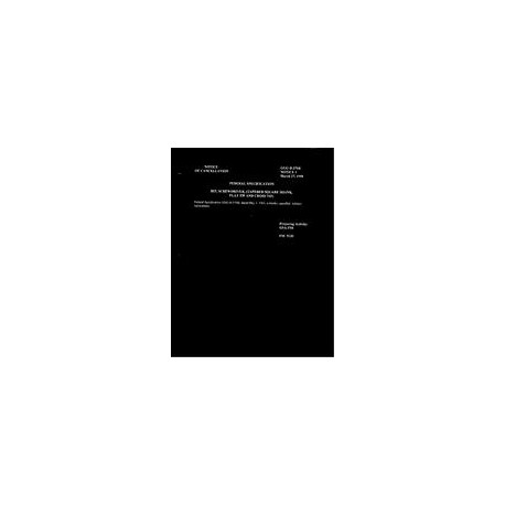 FED GGG-B-376B Notice 1 - Cancellation
