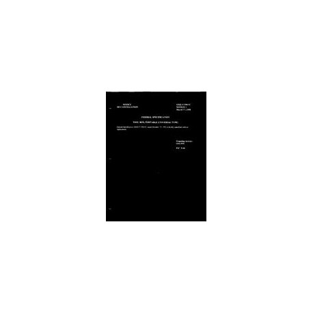 FED GGG-T-558/1C Notice 1 - Cancellation