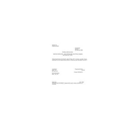 FED HH-M-622D Notice 1 - Cancellation