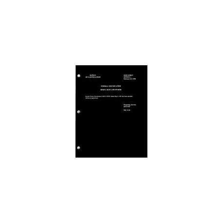 FED GGG-S-00625 Notice 1 - Cancellation