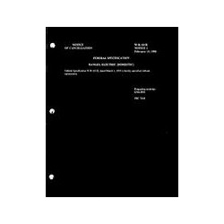 FED W-R-101H Notice 1 - Cancellation