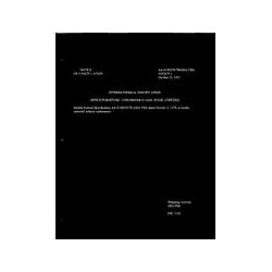 FED AA-O-00250/7B Notice 1 - Cancellation