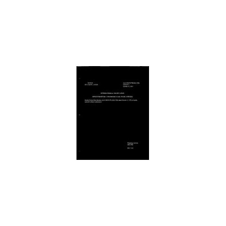 FED AA-O-00250/7B Notice 1 - Cancellation