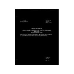 FED AA-O-00230/7B Notice 1 - Cancellation