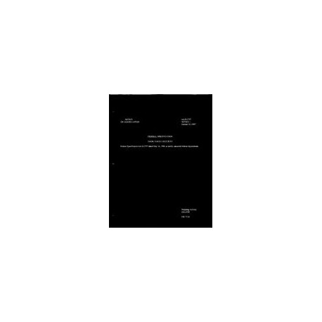 FED AA-D-2757 Notice 1 - Cancellation