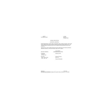FED L-F-36C Notice 1 - Cancellation