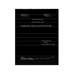 FED DDD-D-626A Notice 1 - Cancellation