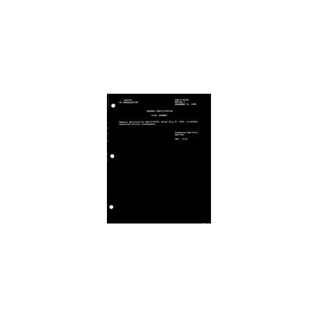 FED GGG-P-00330 Notice 1 - Cancellation