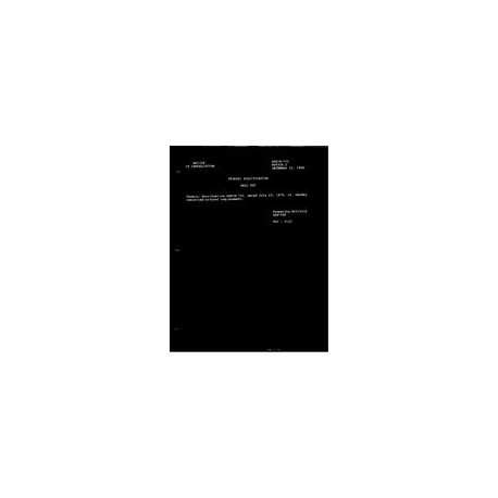 FED GGG-N-71C Notice 1 - Cancellation