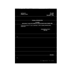 FED TT-L-26C Notice 1 - Cancellation