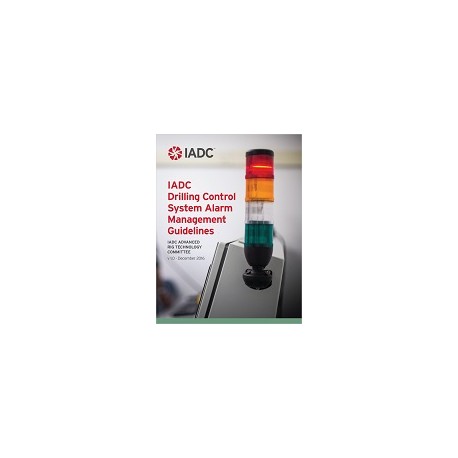 IADC Drilling Control System Alarm Management Guidelines