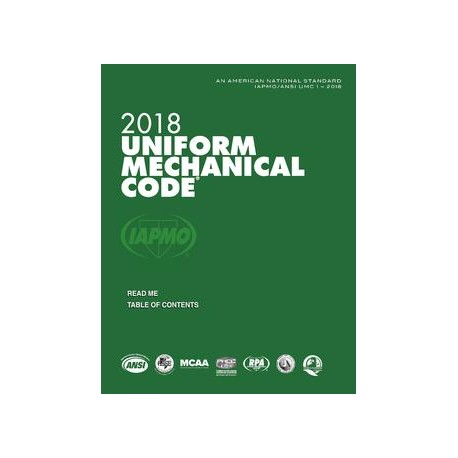 IAPMO UMC 1-2018