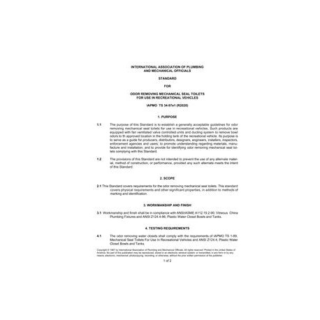 IAPMO TS 34-97e1 (R2020)
